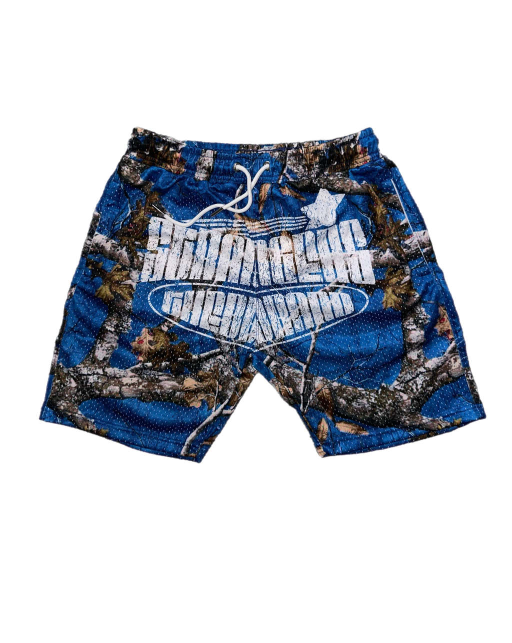 Blue Camo Basketball Shorts