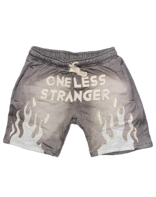 Grey One less Strangers Shorts