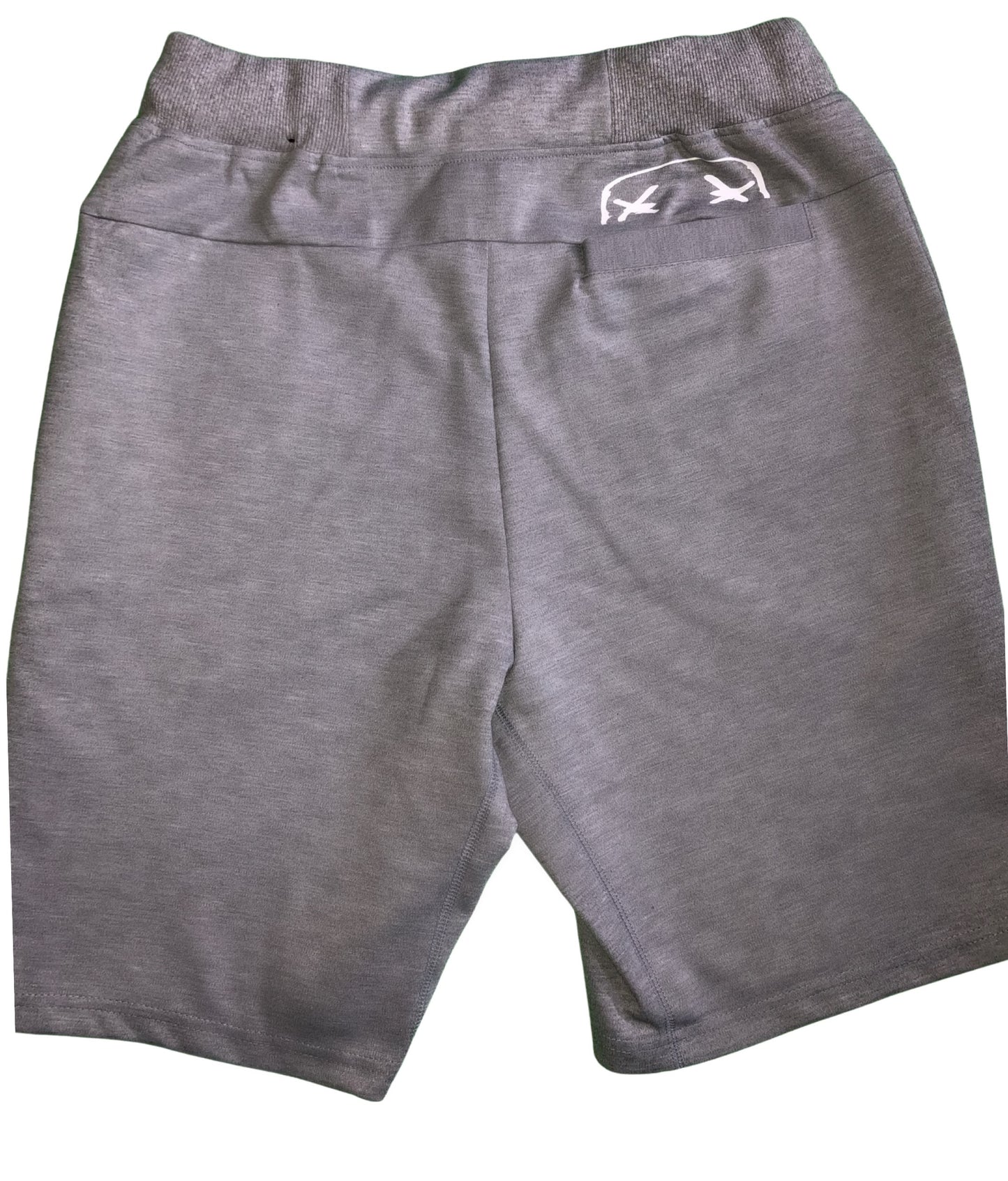Grey “WHAT THE” Tech Shorts